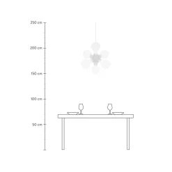 Lampara De Techo Regulable De Diseno Atomium