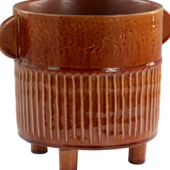 Macetero Artesanal De Ceramica Ernie