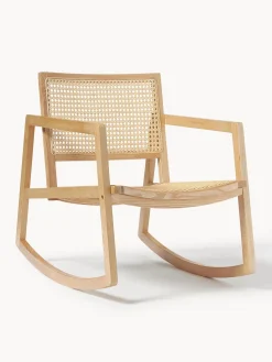 Mecedora De Madera De Fresno Con Tejido Vienes Craig