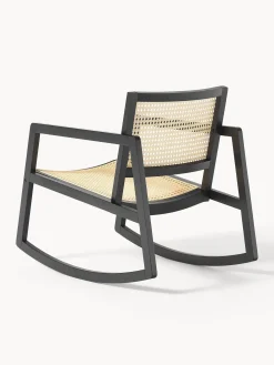 Mecedora De Madera De Fresno Con Tejido Vienes Craig