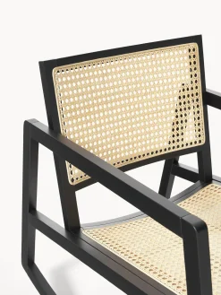 Mecedora De Madera De Fresno Con Tejido Vienes Craig