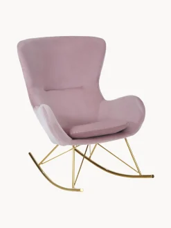 Mecedora De Terciopelo Wing