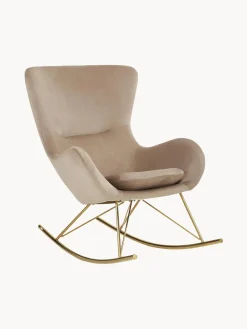 Mecedora De Terciopelo Wing