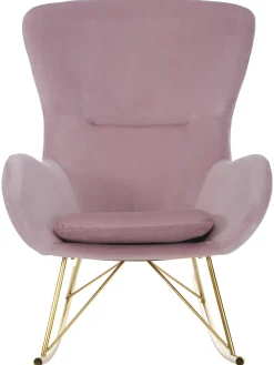 Mecedora De Terciopelo Wing