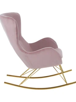 Mecedora De Terciopelo Wing