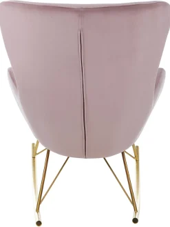 Mecedora De Terciopelo Wing
