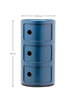 Mesa Auxiliar De Diseno Componibili, 3 Modulos