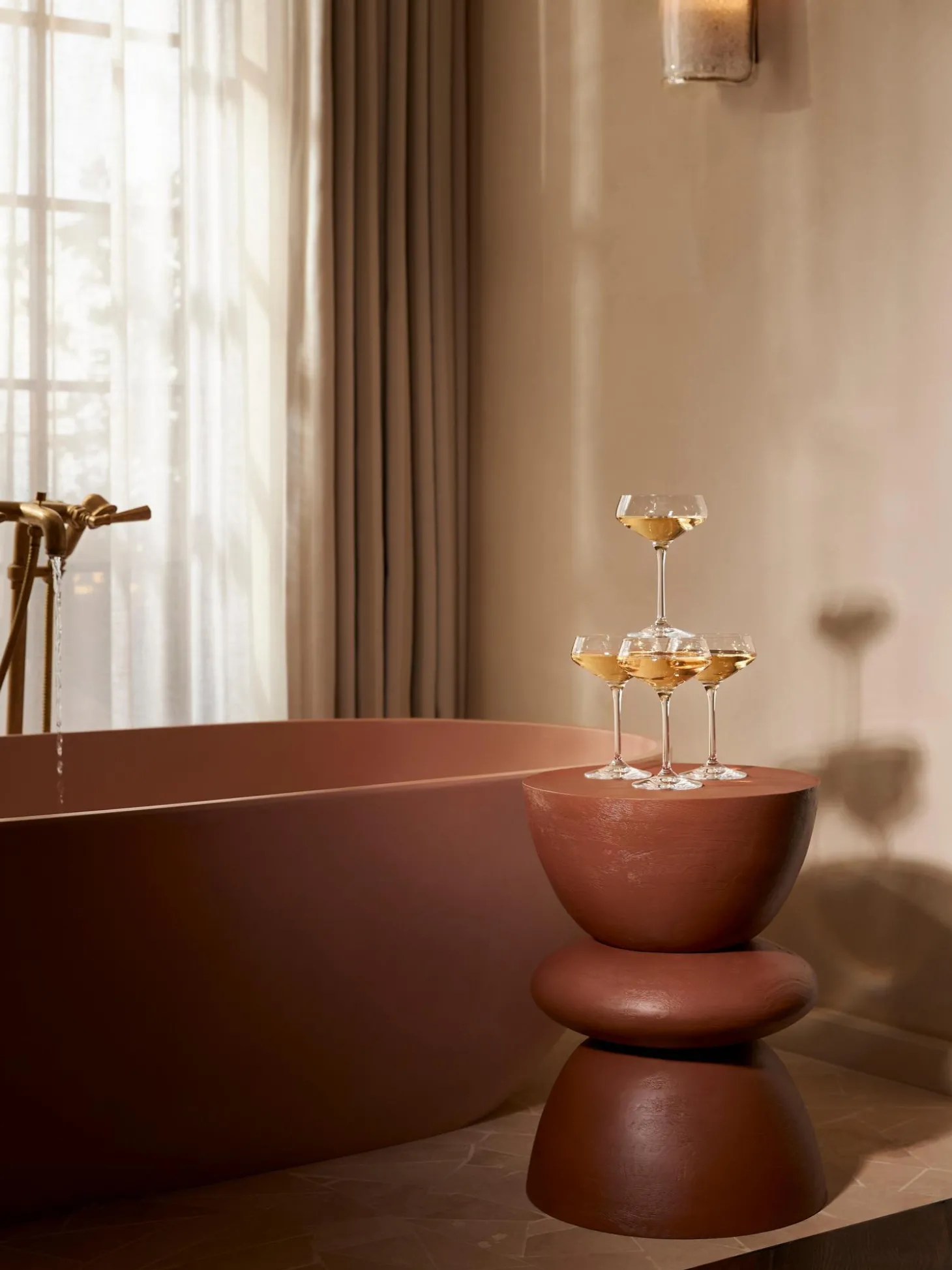 Mesa Auxiliar De Madera Benno