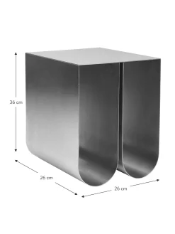 Mesa Auxiliar De Metal Curved