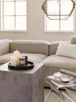 Mesa Auxiliar En Look Marmol Lesley