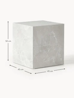 Mesa Auxiliar En Look Travertino Lesley