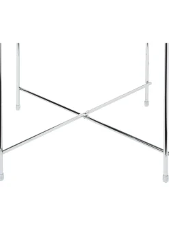 Mesa Auxiliar Plegable Cupid, Tablero De Cristal