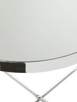 Mesa Auxiliar Plegable Cupid, Tablero De Cristal