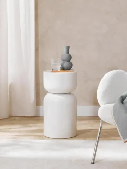 Mesa Auxiliar Redonda Amina