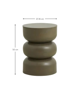 Mesa Auxiliar Redonda De Metal Alma