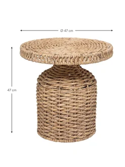 Mesa Auxiliar Redonda De Ratan Camo