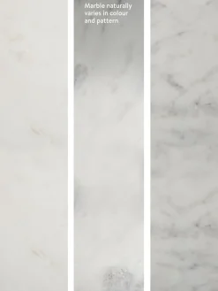 Mesa Auxiliar Redonda De Marmol Alys