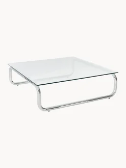 Mesa De Centro Antigua, Tablero De Vidrio