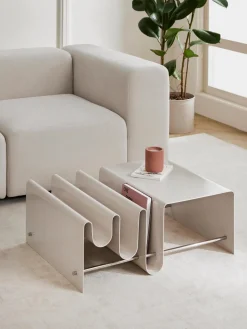 Mesa De Centro Con Revistero De Metal Julia