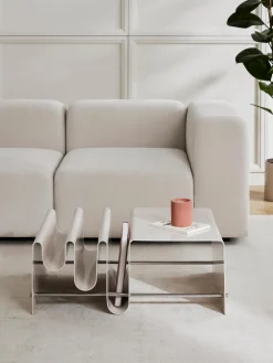 Mesa De Centro Con Revistero De Metal Julia