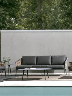 Mesa De Centro Ovalada Para Exterior Ridley