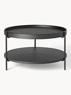 Mesa De Centro Redonda De Madera Renee