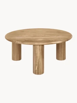 Mesa De Centro Redonda De Roble Didi