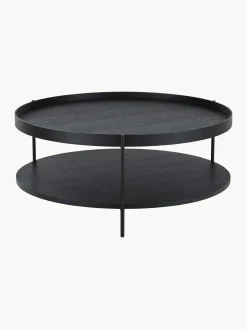 Mesa De Centro Redonda De Madera Renee