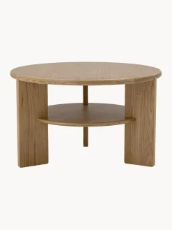 Mesa De Centro Redonda De Madera Lourdes