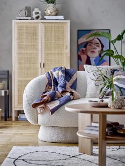 Mesa De Centro Redonda De Madera Lourdes