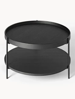 Mesa De Centro Redonda De Madera Renee