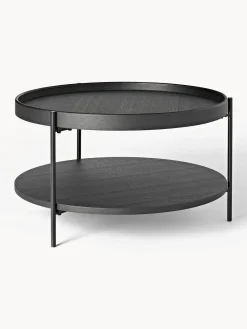 Mesa De Centro Redonda De Madera Renee