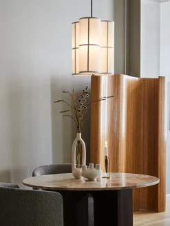 Mesa De Comedor Androgyne, Tablero De Piedra Arenisca, O 120 Cm