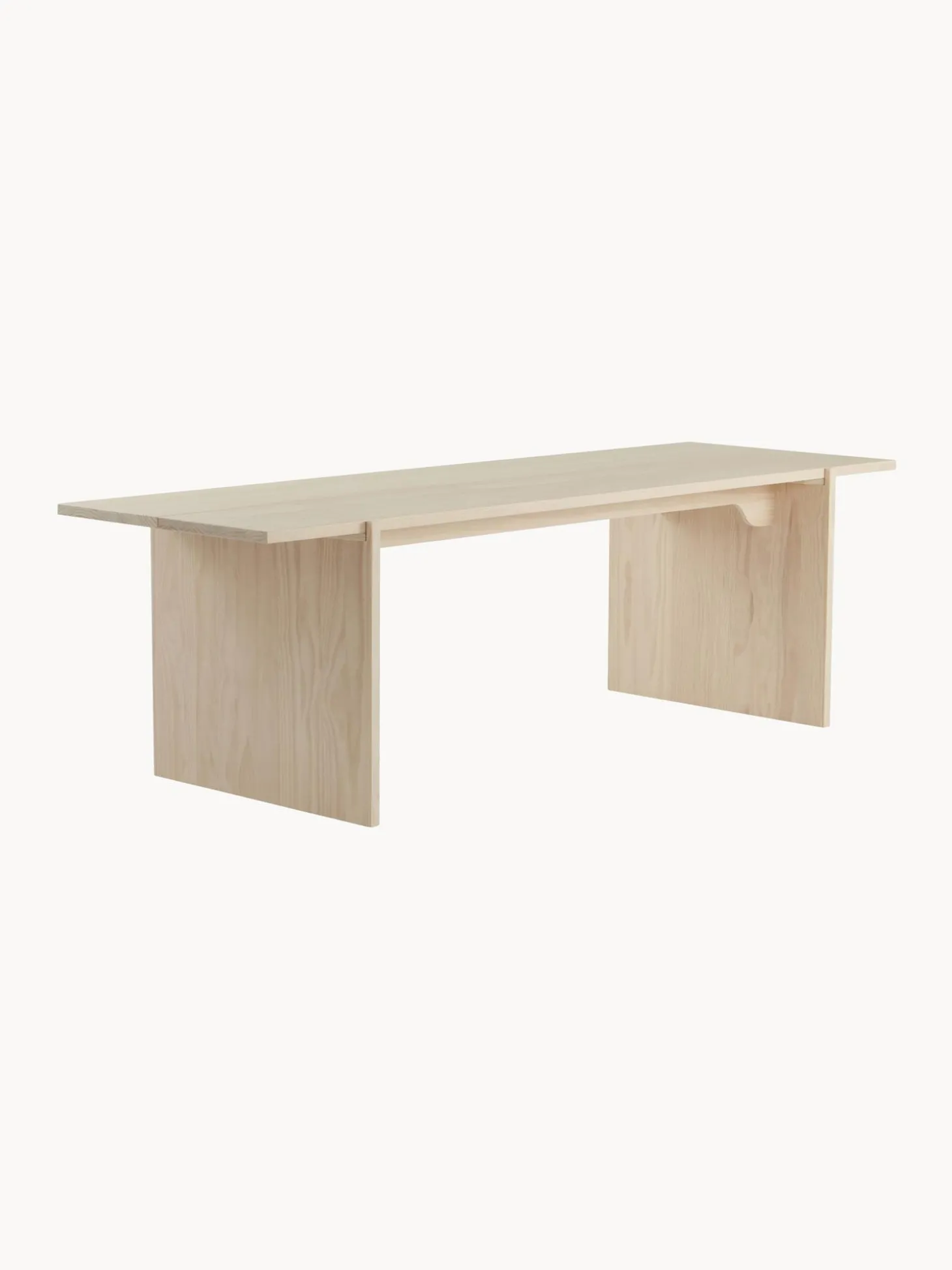 Mesa De Comedor De Madera De Pino Tottori, 250 X 84 Cm