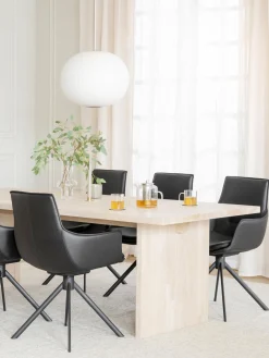 Mesa De Comedor De Madera De Roble Emmett, 240 X 95 Cm