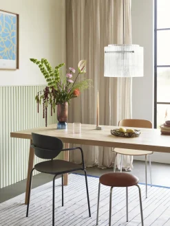 Mesa De Comedor De Madera De Roble Diseno Espiga Herringbone, 160 X 80 Cm