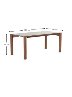 Mesa De Comedor De Madera De Pino Nyhamn, 180 X 90 Cm