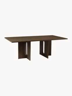 Mesa De Comedor En Madera Oscura Androgyne, Tamanos Diferentes
