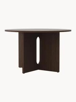 Mesa De Comedor En Roble Oscuro Androgyne, Tamanos Diferentes