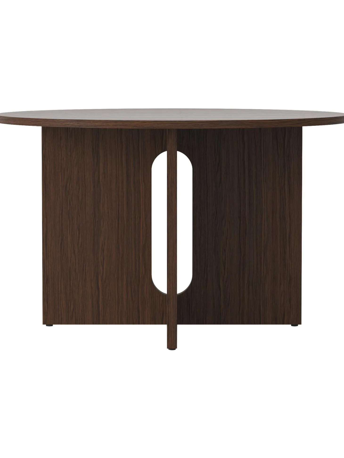 Mesa De Comedor En Roble Oscuro Androgyne, Tamanos Diferentes