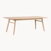 Mesa De Comedor Extensibe De Roble Nevis, 220-265 X 90 Cm