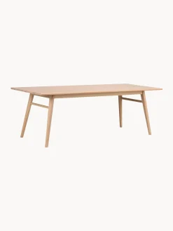 Mesa De Comedor Extensibe De Roble Nevis, 220-265 X 90 Cm