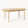 Mesa De Comedor Extensible De Madera De Roble Calary