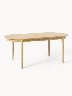 Mesa De Comedor Extensible De Madera De Roble Calary