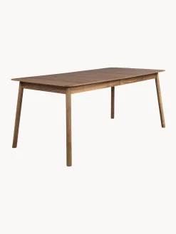 Mesa De Comedor Extensible De Madera De Nogal Glimps, 180- 240 X 90 Cm