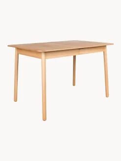 Mesa De Comedor Extensible De Madera De Fresno Glimps, 120-162 X 80 Cm