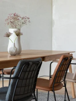 Mesa De Comedor Extensible De Madera De Fresno Glimps, 180- 240 X 90 Cm