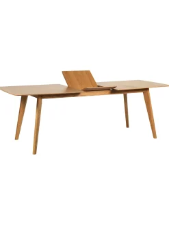 Mesa De Comedor Extensible En Roble Cirrus, 190-235 X 90 Cm