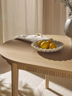 Mesa De Comedor Extensible De Madera De Roble Calary