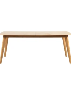 Mesa De Comedor Extensible En Roble Cirrus, 190-235 X 90 Cm